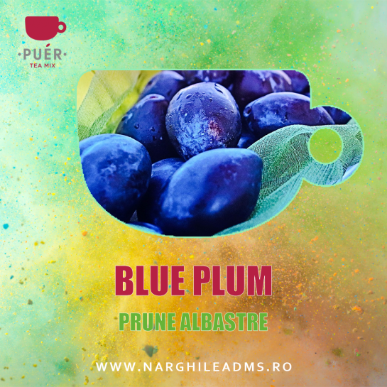 Aroma Narghilea PUER BLUE PLUM - PRUNE ALBASTRE 100g